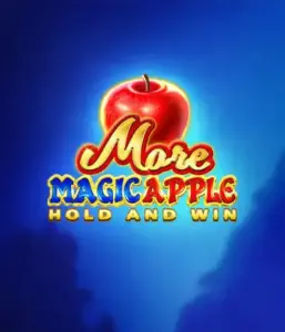 Discover the spellbinding allure of More Magic Apple Hold and Win Slot by 3 Oaks Gaming, showcasing a shimmering red apple against a deep blue background. This image captures the magical theme of the game. Suited for lovers of magical themes, the vibrant color scheme and appealing artwork make this slot stand out. 