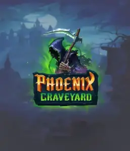 An immersive view of ELK Studios' Phoenix Graveyard slot, with its hauntingly beautiful graveyard and phoenix symbols. The visual highlights the slot's dynamic reel expansion mechanism, enhanced by its stunning symbols and supernatural theme. The artwork conveys the game's mythological story of resurrection, attractive for those interested in the supernatural.