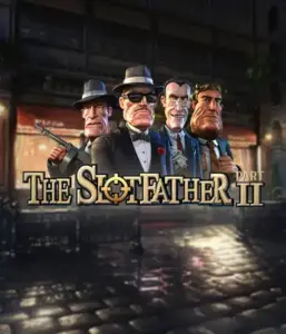 Enter the shadowy world of The Slotfather 2 slot by Betsoft, showcasing a lineup of iconic mafia characters in front of a shadow-lit urban backdrop. This image portrays the dramatic atmosphere of the mobster lifestyle with its vivid character design and ominous setting. Ideal for players attracted to mafia stories, offering a gripping escape. 